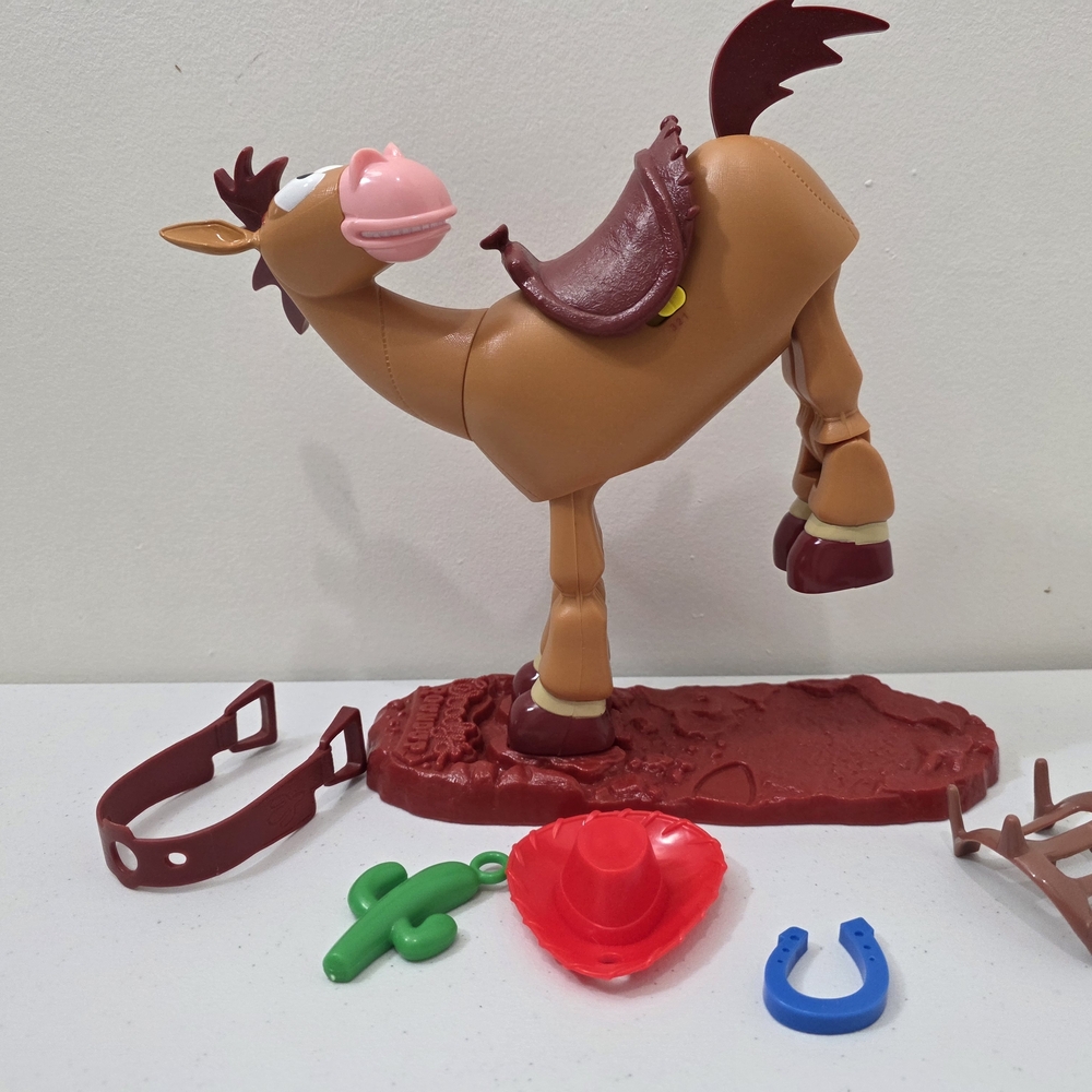 Disney Pixar Toy Story 3: Buckaroo Game Movie Bullseye Woodys Cowboy Horse Toy